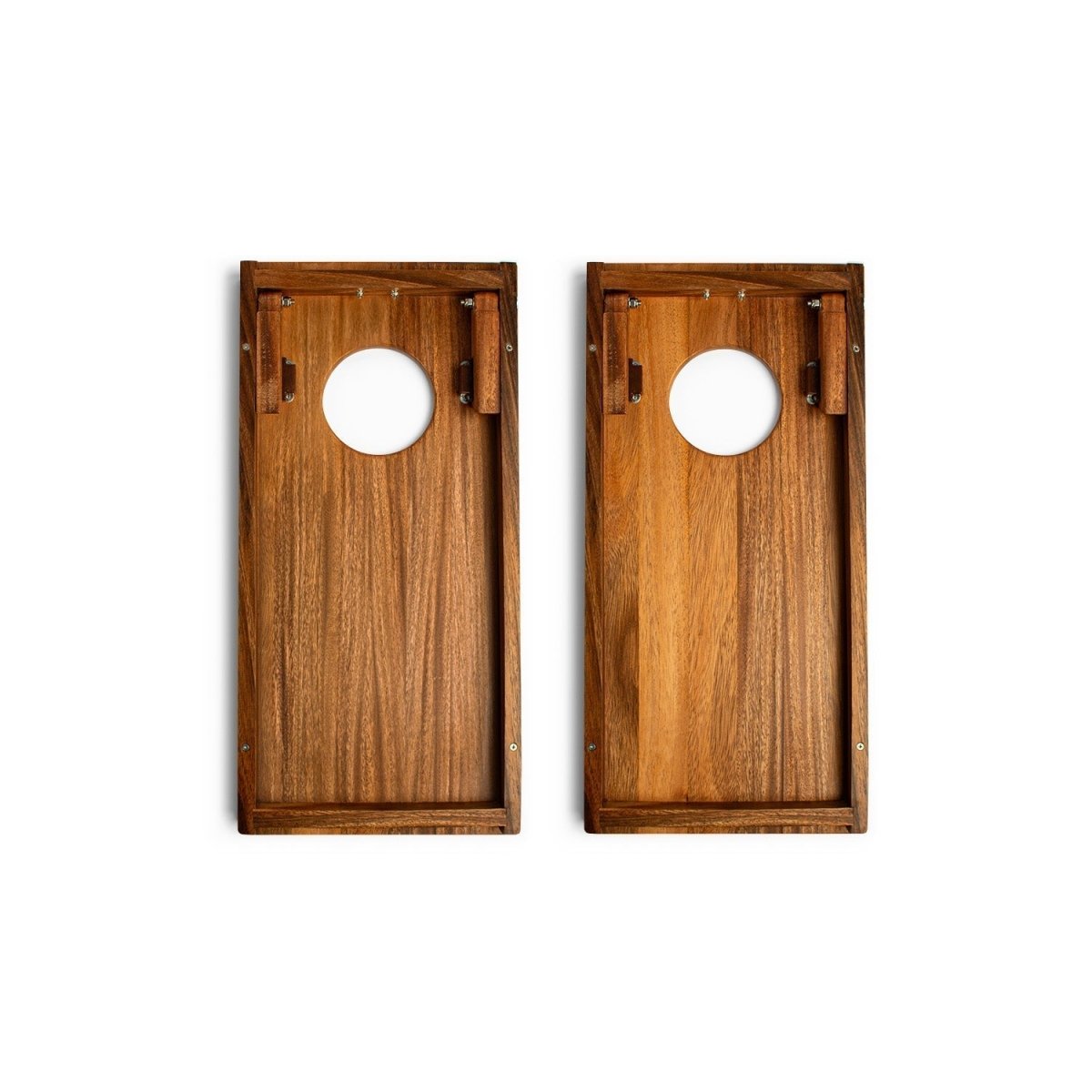 1ft x 2ft Resin & Wood Travel Cornhole Set | Mountain Collection - Orange EGCH12RLE-13-WB | American Cornhole Association
