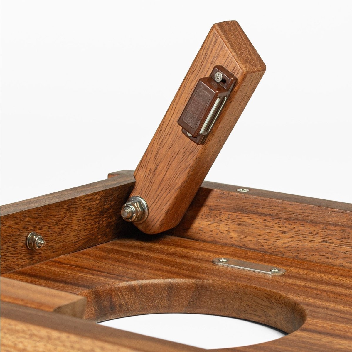 1ft x 2ft Resin & Wood Travel Cornhole Set | Mountain Collection - Orange EGCH12RLE-13-WB | American Cornhole Association