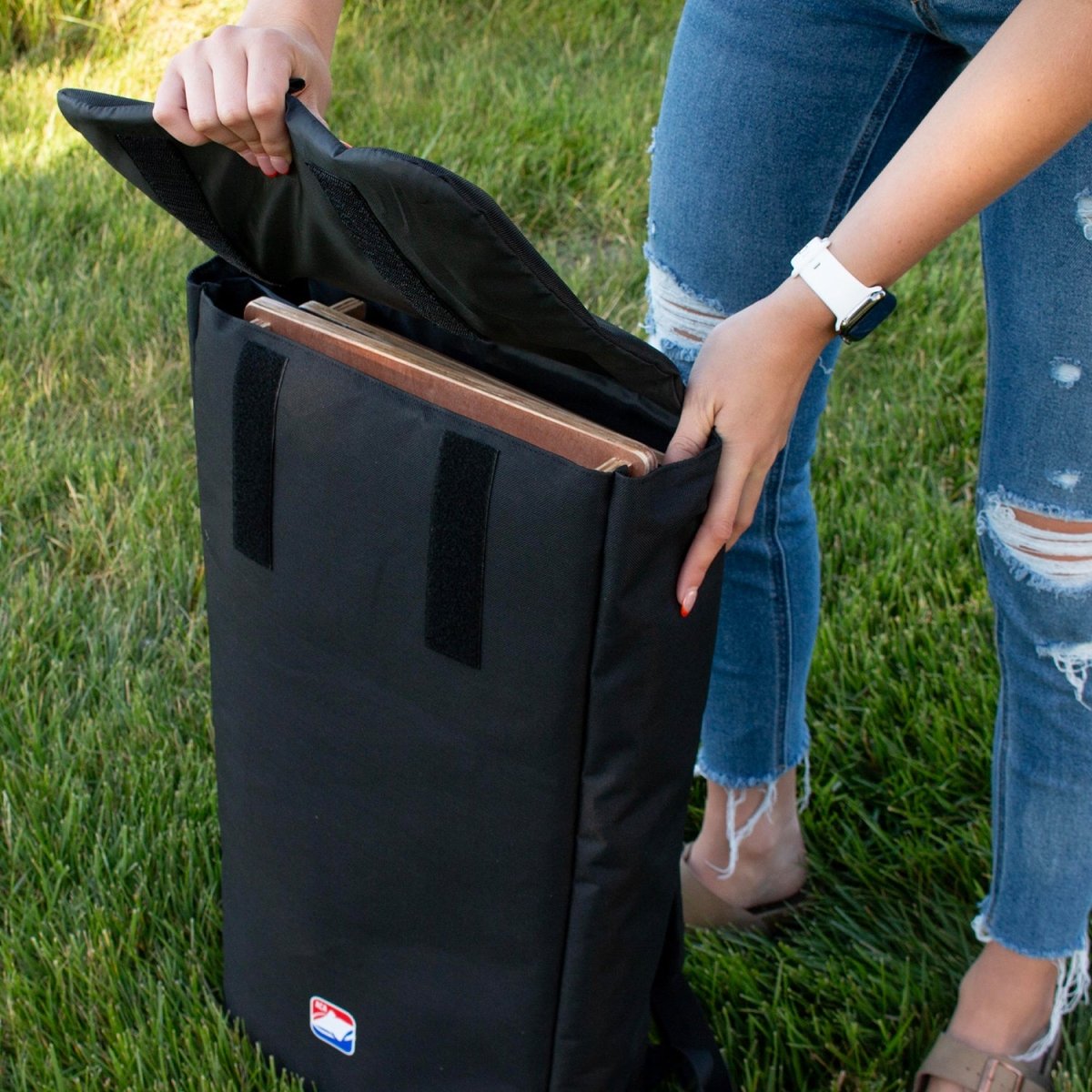 1x2 Cornhole Boards Carry Backpack, - American Cornhole Association