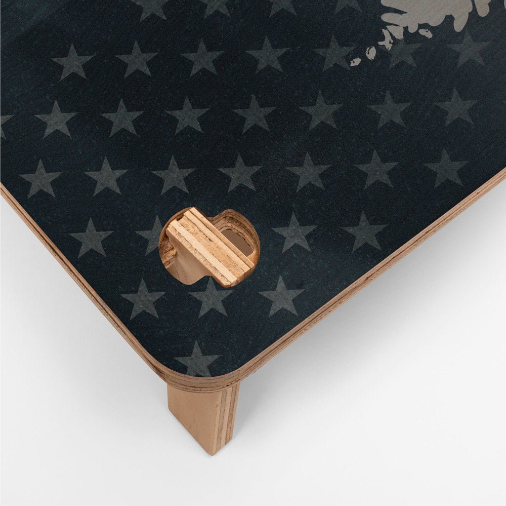 22 - in × 31 - in Wood Travel Cornhole Boards Set | Weekender Collection - American Sasquatch EGCH23P1-00 | American Cornhole Association