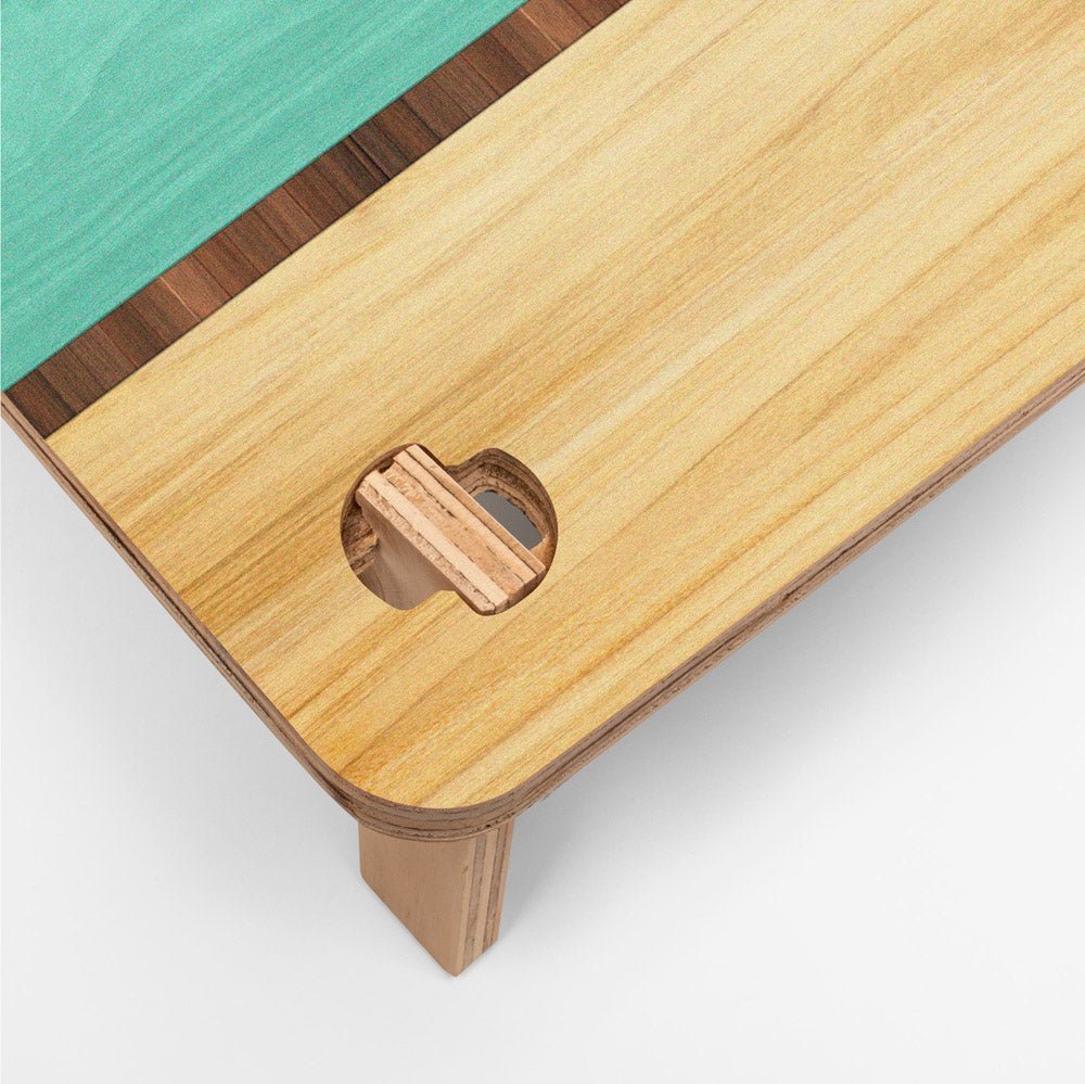 22 - in × 31 - in Wood Travel Cornhole Boards Set | Weekender Collection - Retro Surf EGCH23P1-01 | American Cornhole Association