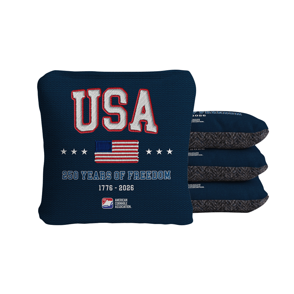 250 Years of Freedom Bags Limited Edition Synergy Soft Cornhole Bags | 07.26 DROP - Navy 107041-135 | American Cornhole Association