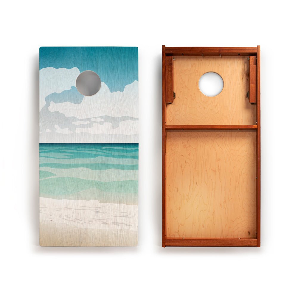 2ft x 4ft Graphic Wood Classic Cornhole Set | National Parks Inspired Collection - Gulf Islands EGCH24P-26 | American Cornhole Association
