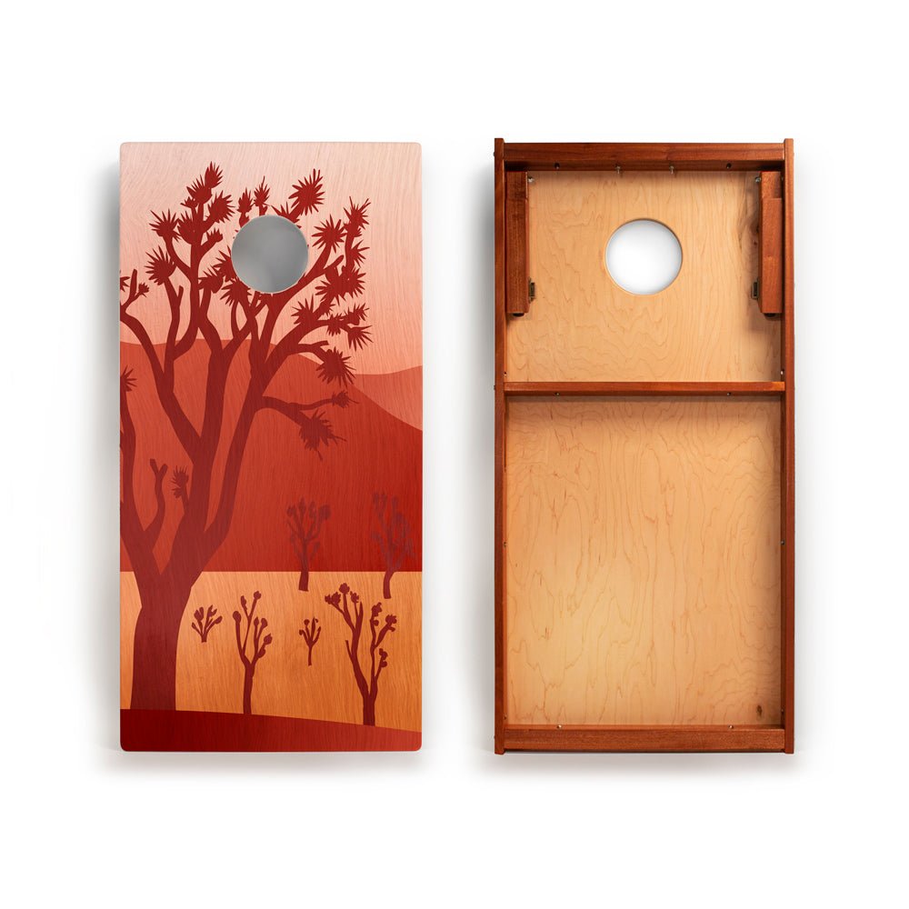 2ft x 4ft Graphic Wood Classic Cornhole Set | National Parks Inspired Collection - Joshua Tree EGCH24P-15 | American Cornhole Association