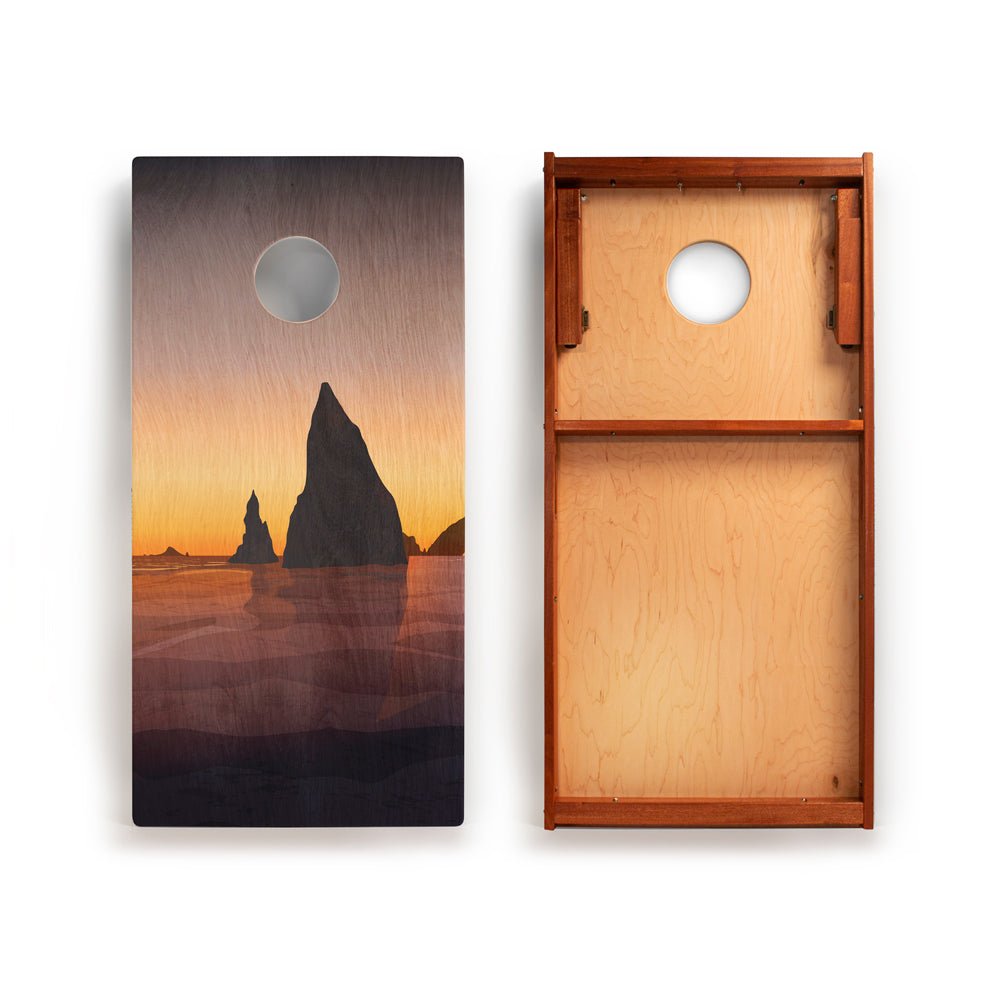 2ft x 4ft Graphic Wood Classic Cornhole Set | National Parks Inspired Collection - Olympic EGCH24P-27 | American Cornhole Association