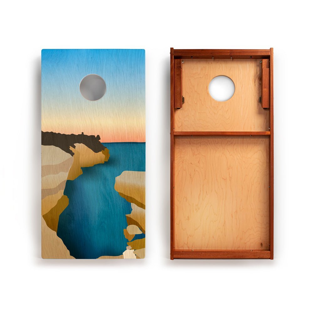 2ft x 4ft Graphic Wood Classic Cornhole Set | National Parks Inspired Collection - Pictured Rocks EGCH24P-24 | American Cornhole Association