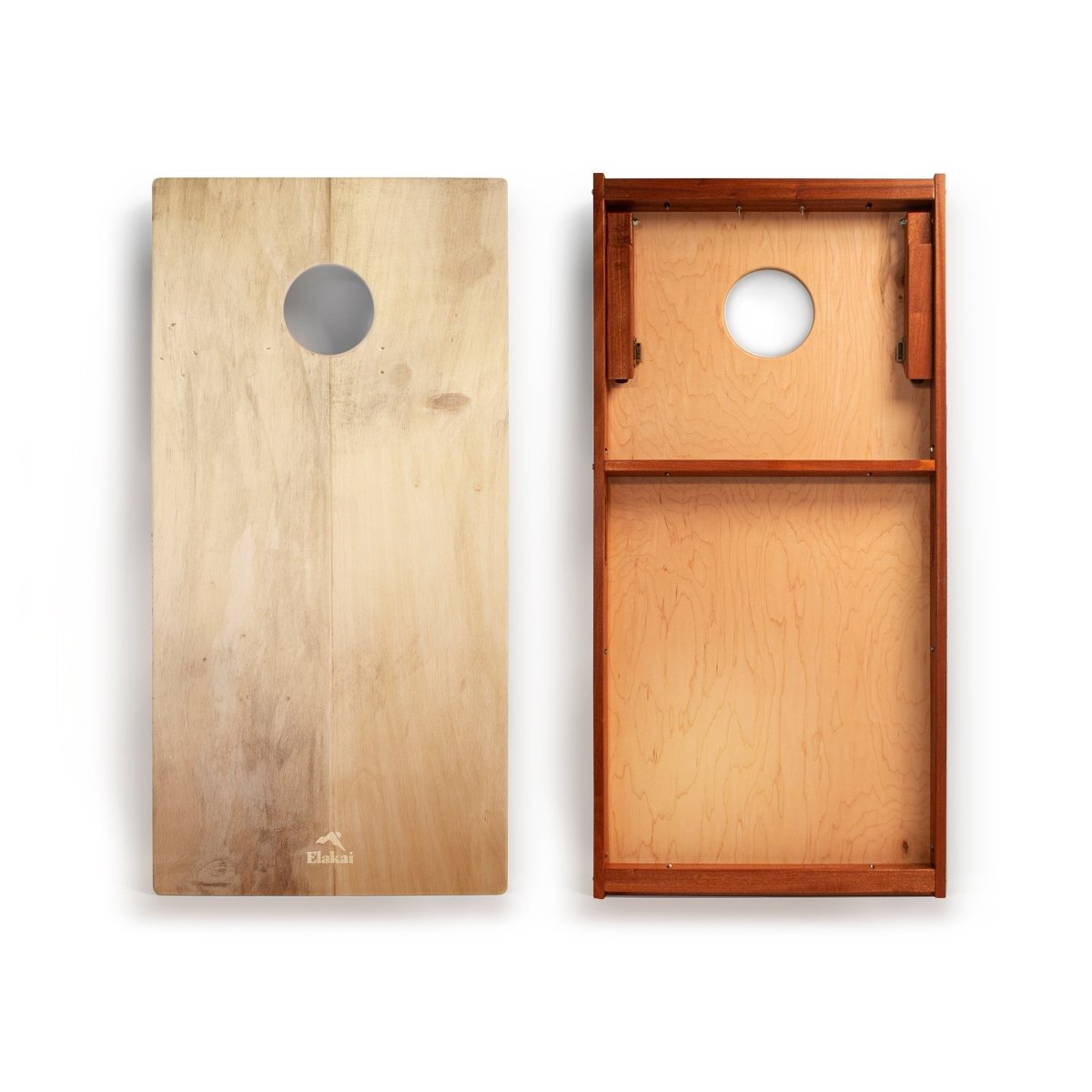 2ft x 4ft Graphic Wood Classic Cornhole Set | Organic Wood Pattern - light beachwood EGCH24P-64 | American Cornhole Association