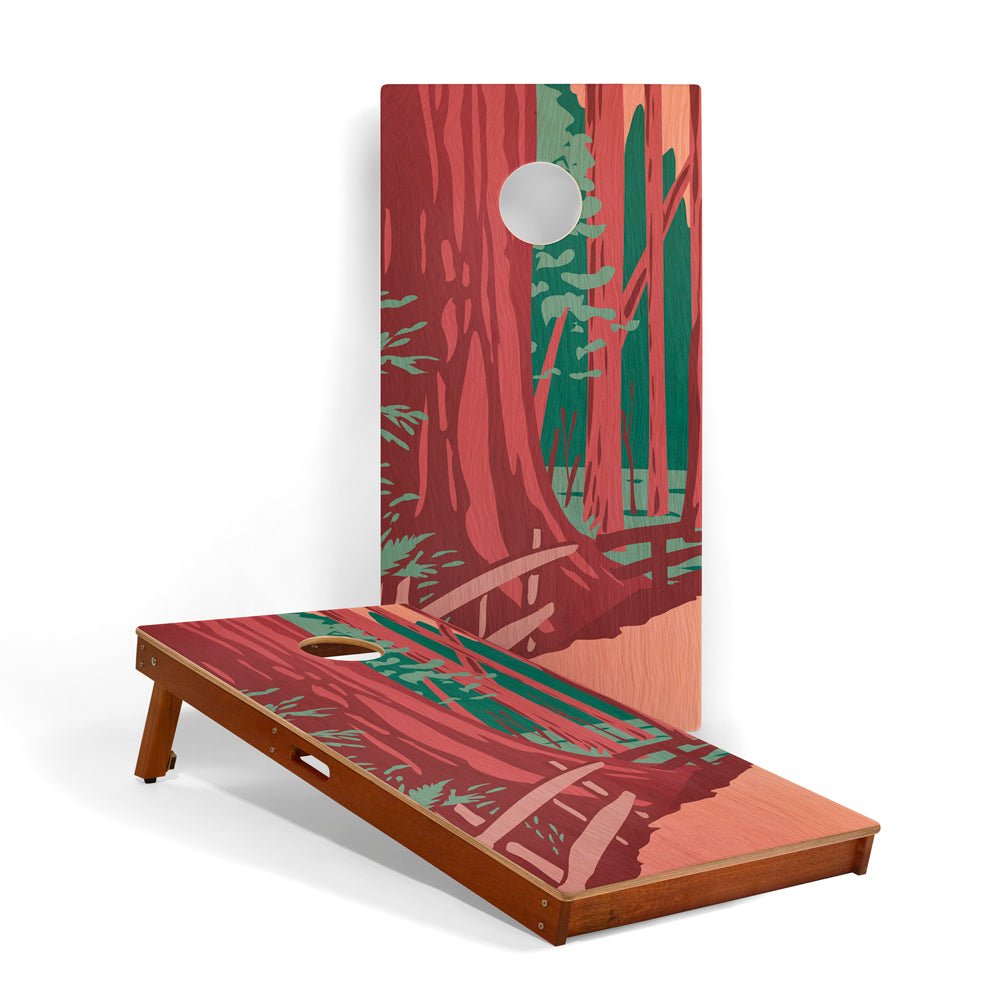 2x4 Redwoods Cornhole Boards, - American Cornhole Association