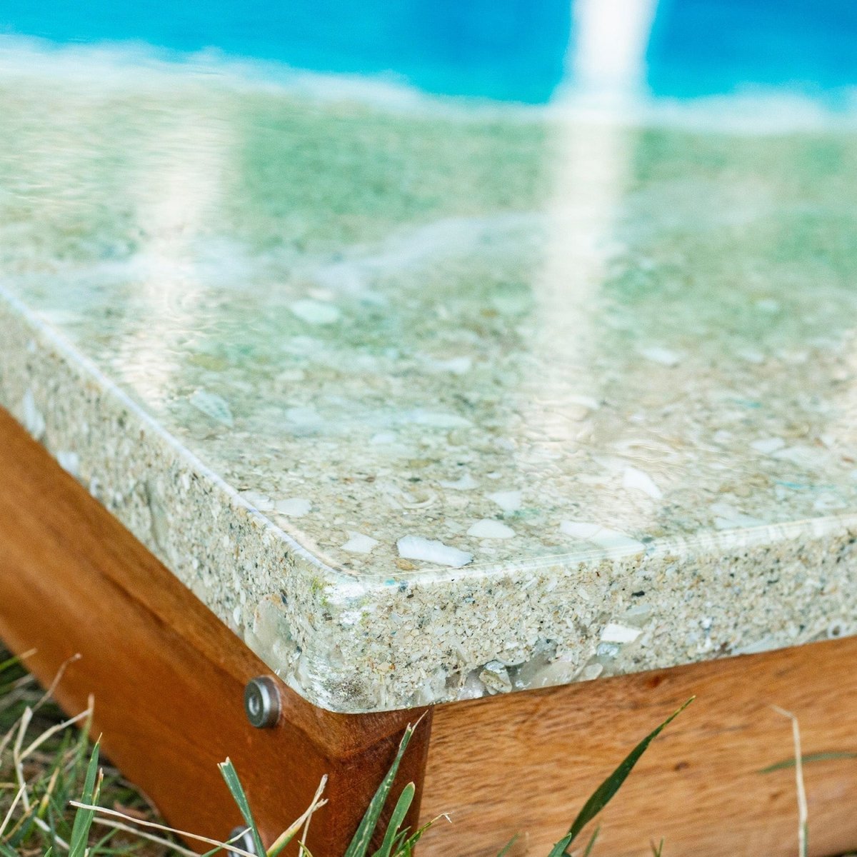 2x4 The Beach Epoxy Resin Cornhole Boards - EGCH24R-03 | American Cornhole Association