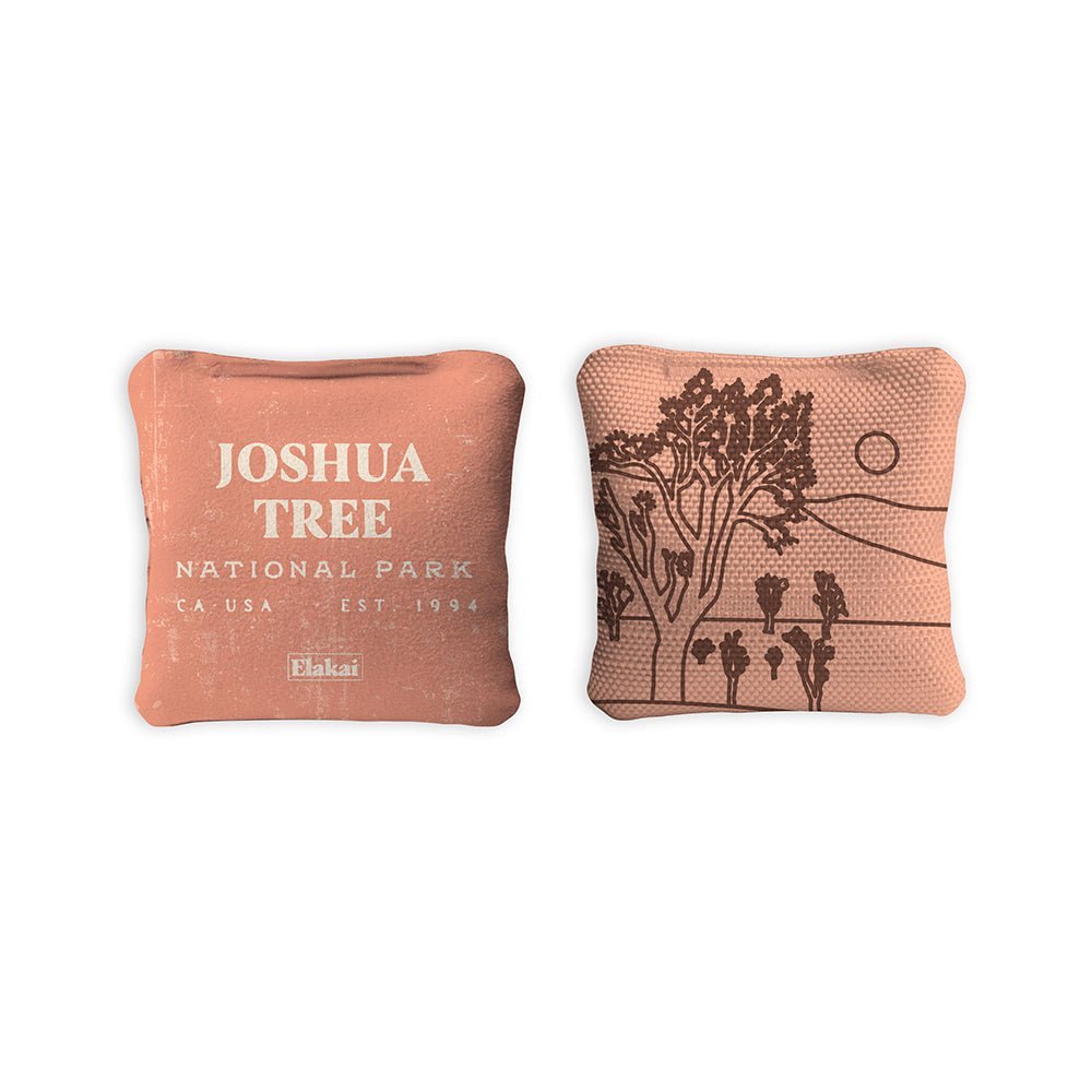 4 - in Travel Dual - Sided Cornhole Bags | National Parks Collection - Joshua Tree Pink EGCB44TS-34 | American Cornhole Association