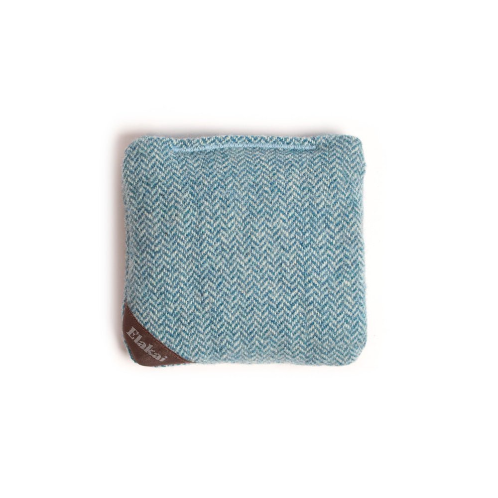 4 - in Travel Herringbone Cornhole Bags | Premium All - Weather Collection - Sky Blue EGCB44H-02 | American Cornhole Association