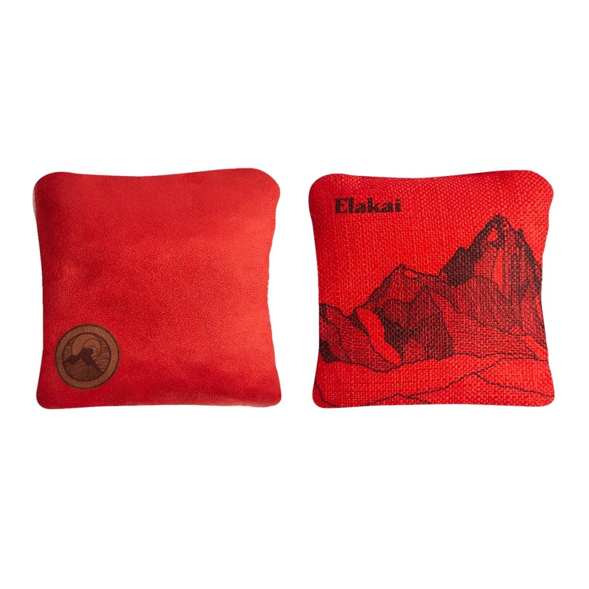 6 - in Dual - Sided Cornhole Bags | Mt. Elakai Design Collection - Red Lava EGCB66TS-03 | American Cornhole Association