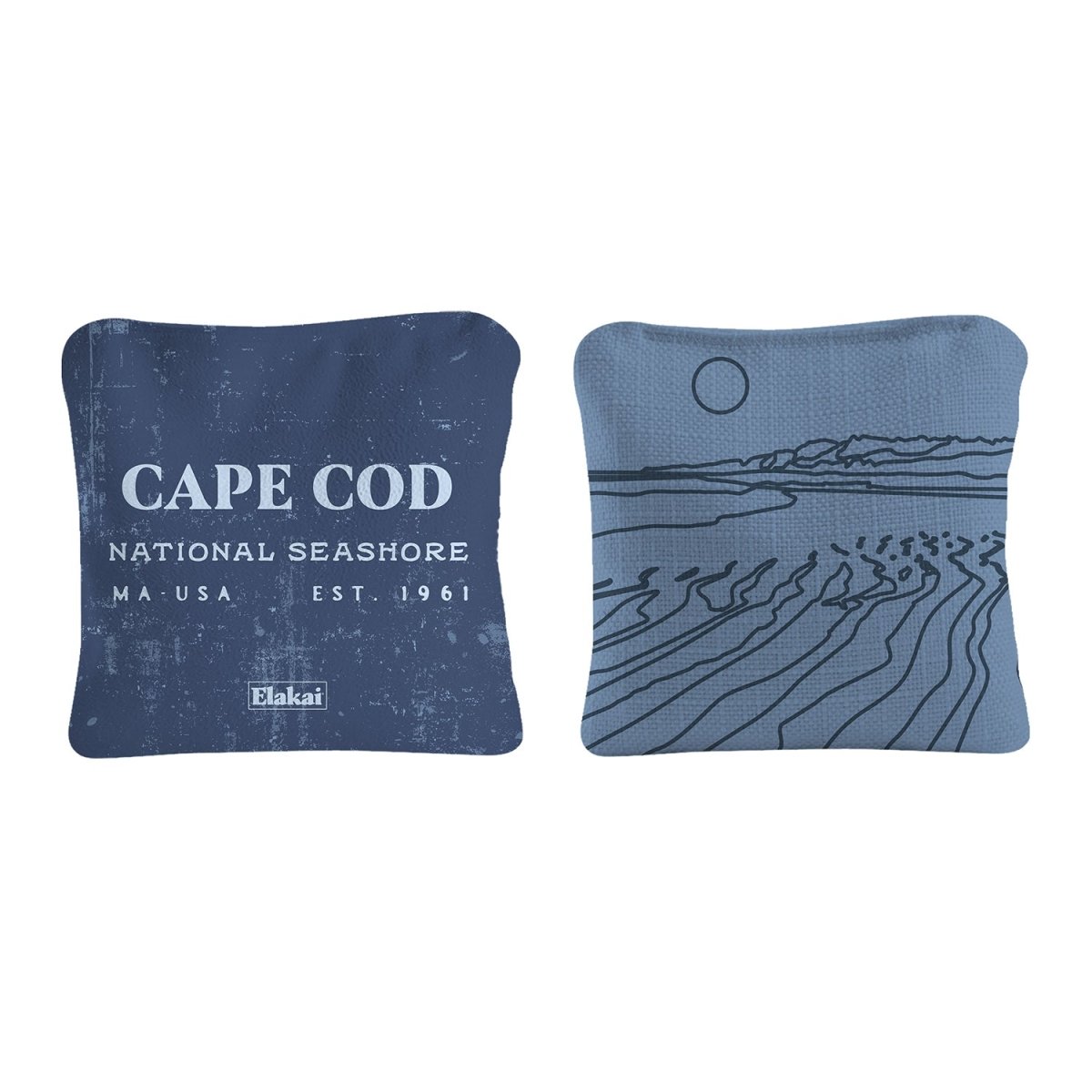 6 - in Dual - Sided Cornhole Bags | National Parks Collection - Cape Cod Blue EGCB66TS-22 | American Cornhole Association