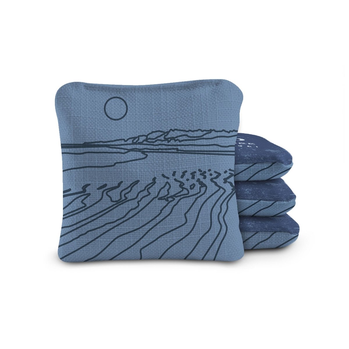 6 - in Dual - Sided Cornhole Bags | National Parks Collection - Cape Cod Blue EGCB66TS-22 | American Cornhole Association