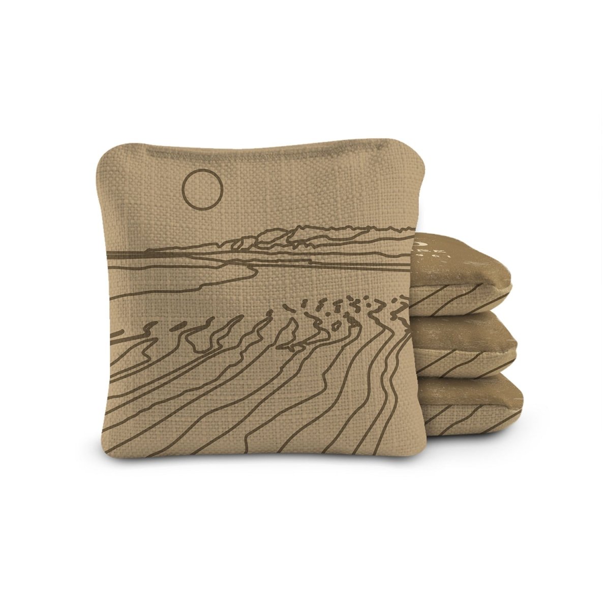 6 - in Dual - Sided Cornhole Bags | National Parks Collection - Cape Cod Tan EGCB66TS-23 | American Cornhole Association