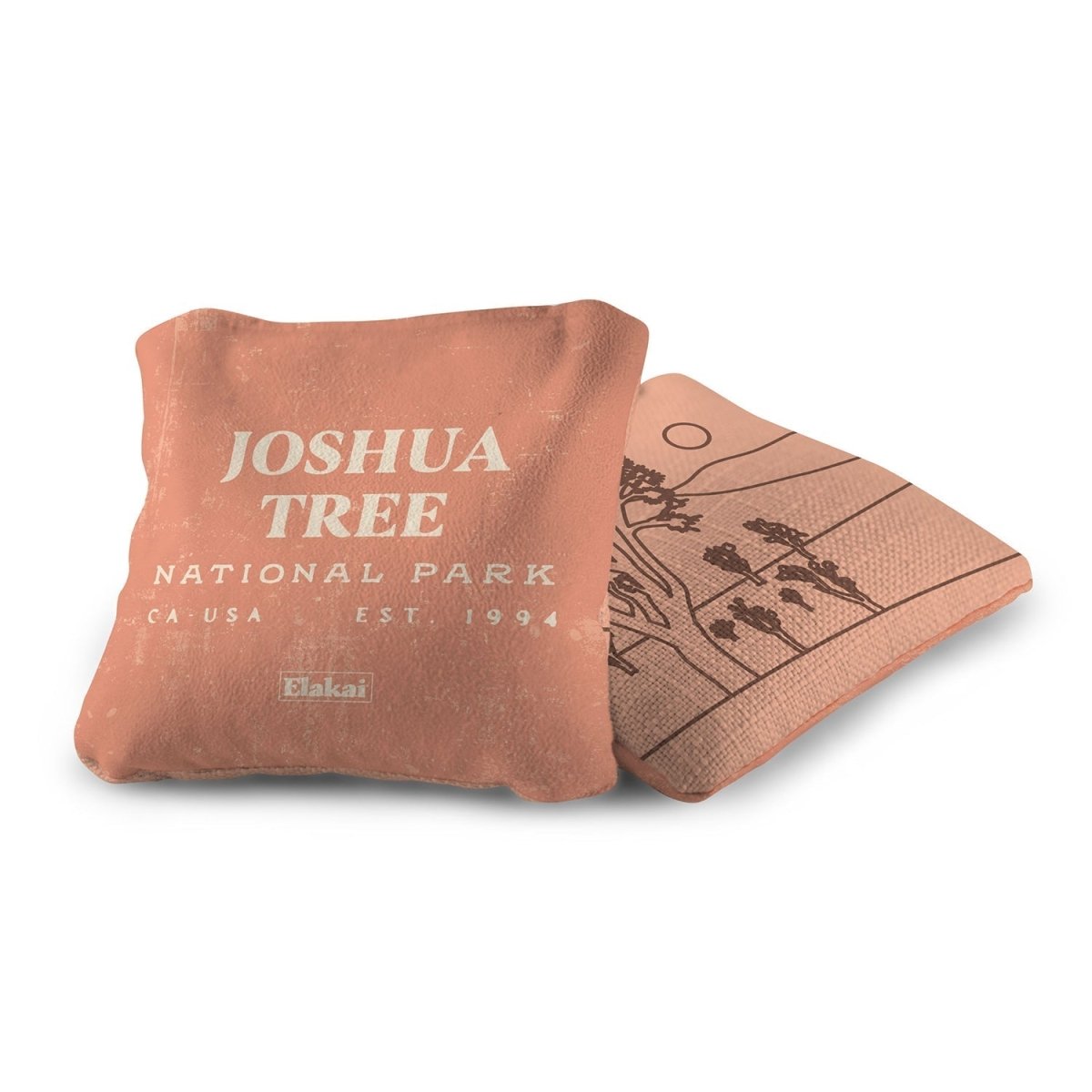 6 - in Dual - Sided Cornhole Bags | National Parks Collection - Joshua Tree Pink EGCB66TS-34 | American Cornhole Association
