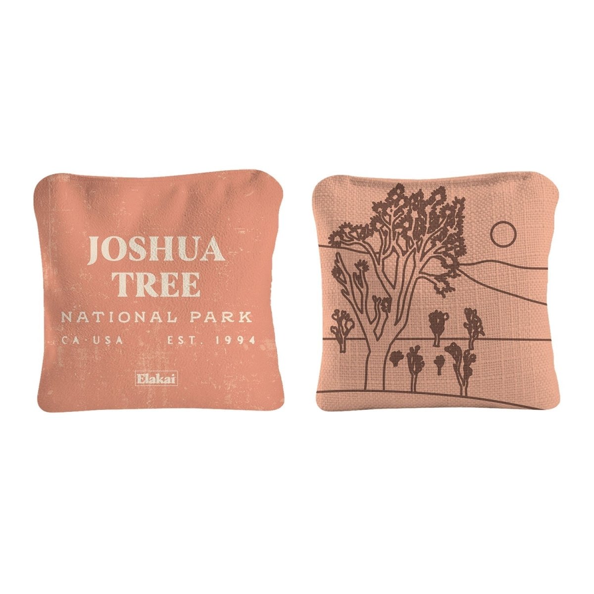 6 - in Dual - Sided Cornhole Bags | National Parks Collection - Joshua Tree Pink EGCB66TS-34 | American Cornhole Association