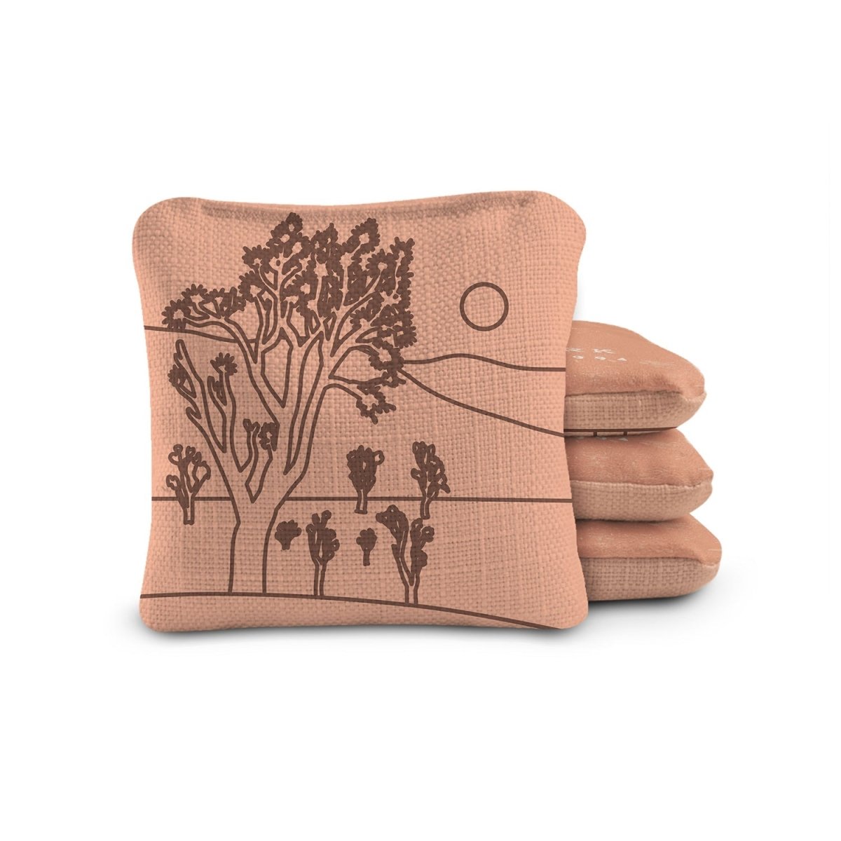 6 - in Dual - Sided Cornhole Bags | National Parks Collection - Joshua Tree Pink EGCB66TS-34 | American Cornhole Association