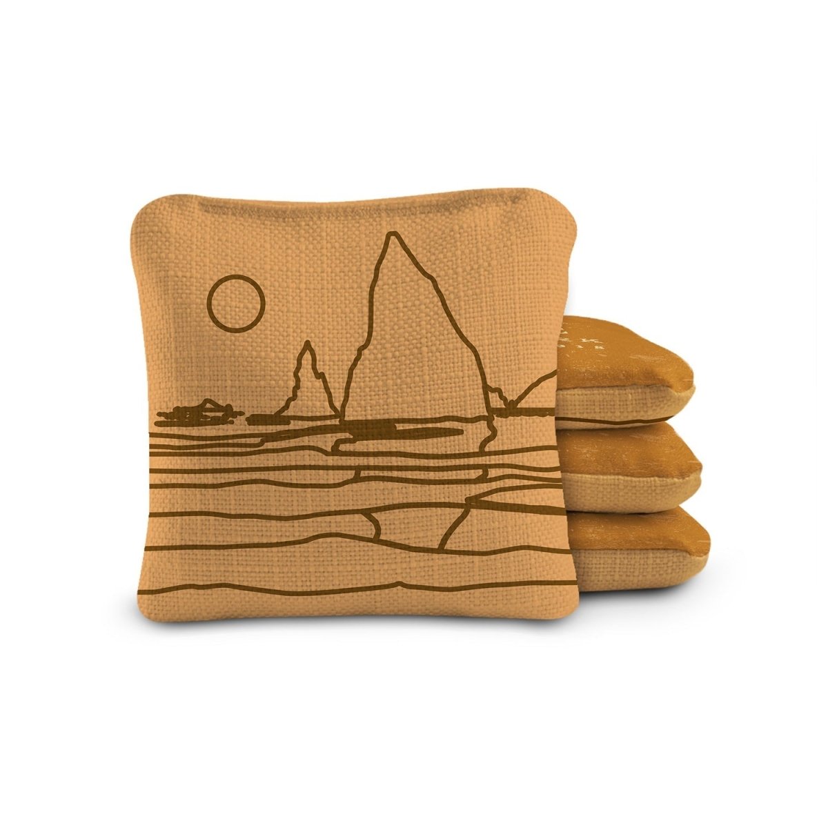 6 - in Dual - Sided Cornhole Bags | National Parks Collection - Olympic Gold EGCB66TS-39 | American Cornhole Association