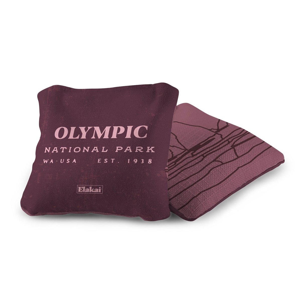 6 - in Dual - Sided Cornhole Bags | National Parks Collection - Olympic Plum EGCB66TS-38 | American Cornhole Association