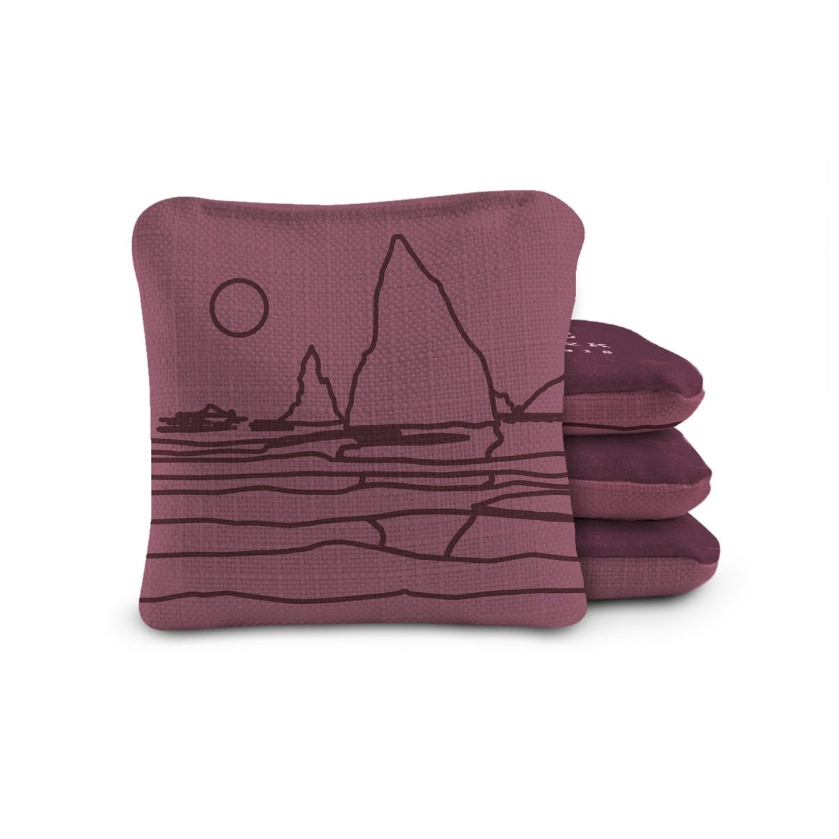 6 - in Dual - Sided Cornhole Bags | National Parks Collection - Olympic Plum EGCB66TS-38 | American Cornhole Association