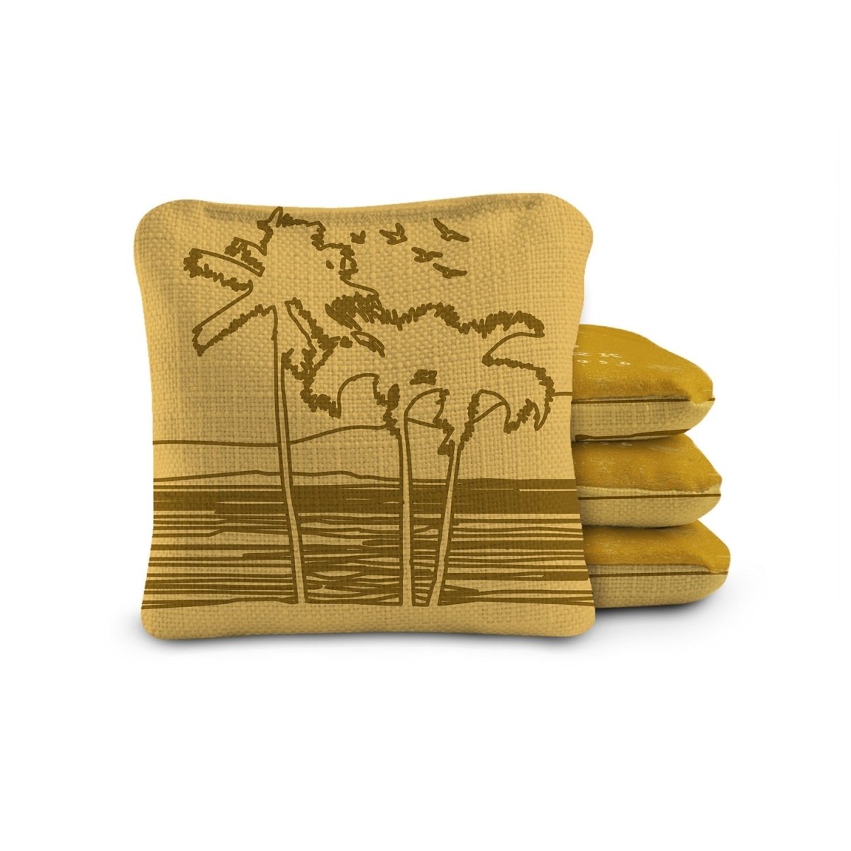 6 - in Dual - Sided Cornhole Bags | National Parks Collection - Virgin Islands Gold EGCB66TS-47 | American Cornhole Association