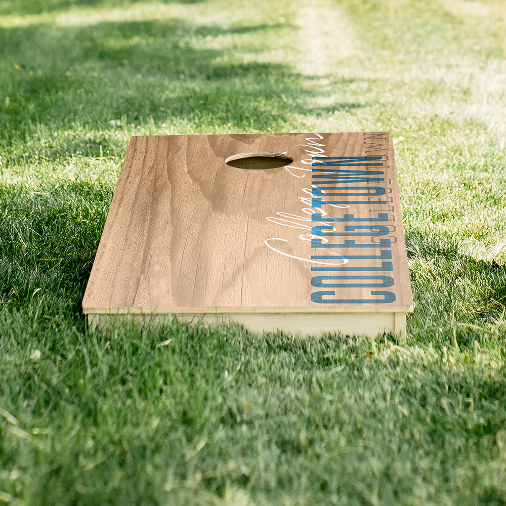 College Town Campus Gameday Star Cornhole Boards
