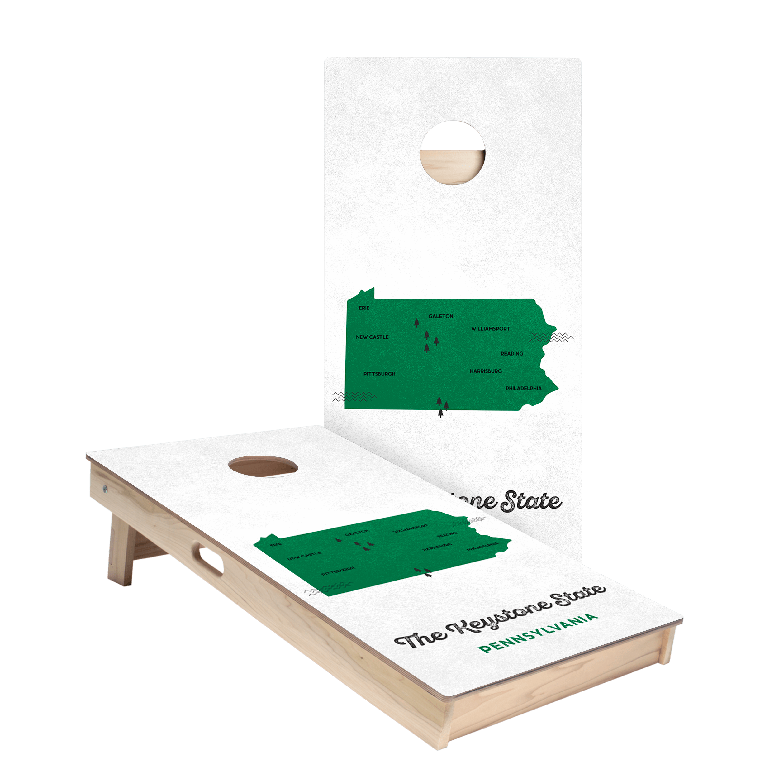 Keystone State Star Cornhole Boards