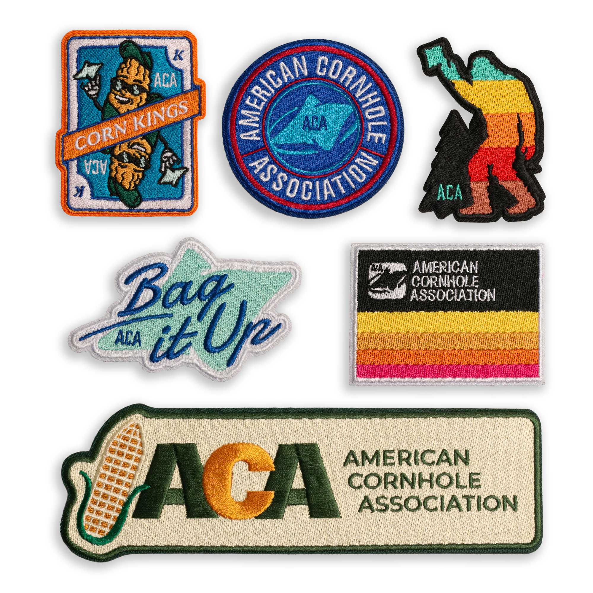 ACA Retro Cornhole Sasquatch Patch