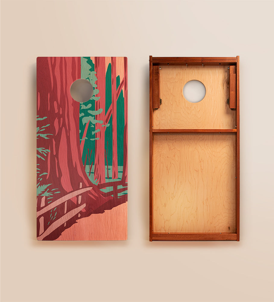 2x4 Redwoods Cornhole Boards