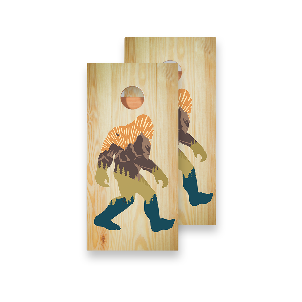 Wilderness Sasquatch Star Cornhole Boards