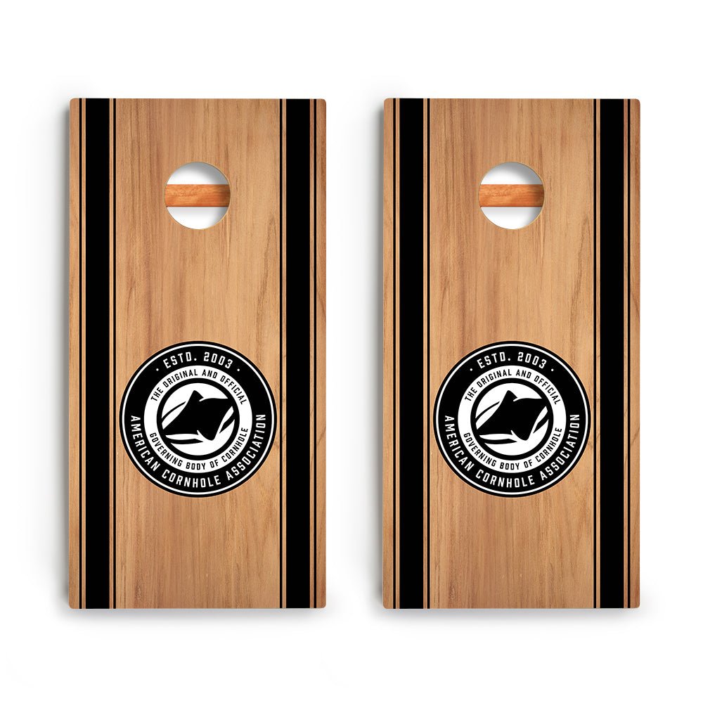 ACA Classic Stripes Backyard 2400 Cornhole Boards - WACA-000417 | American Cornhole Association