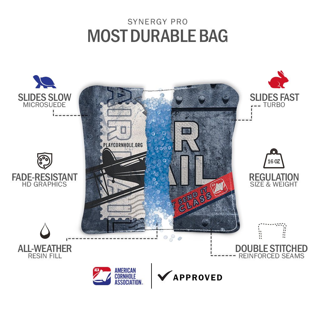 Air Mail Sig Pro 2x4 Regulation Cornhole Bundle -  | American Cornhole Association