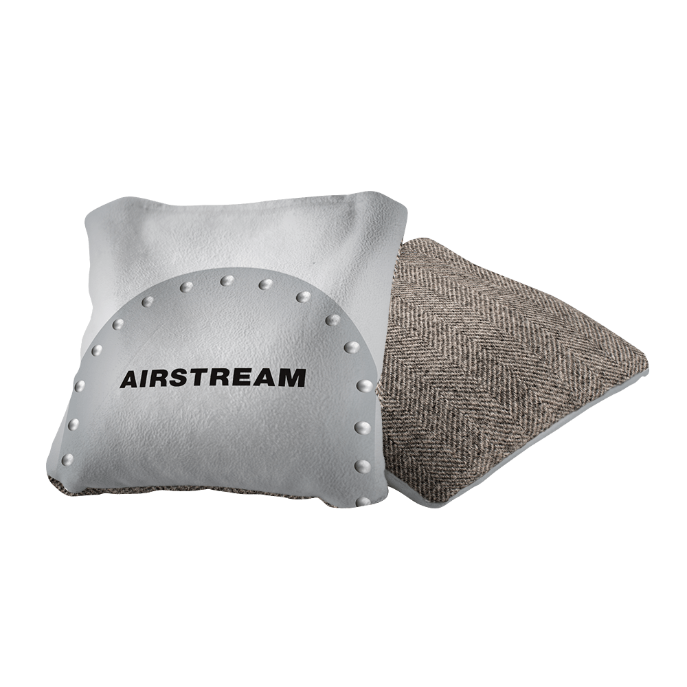 Airstream Gray Riveted Synergy Soft Cornhole Bags, Gray - American Cornhole Association