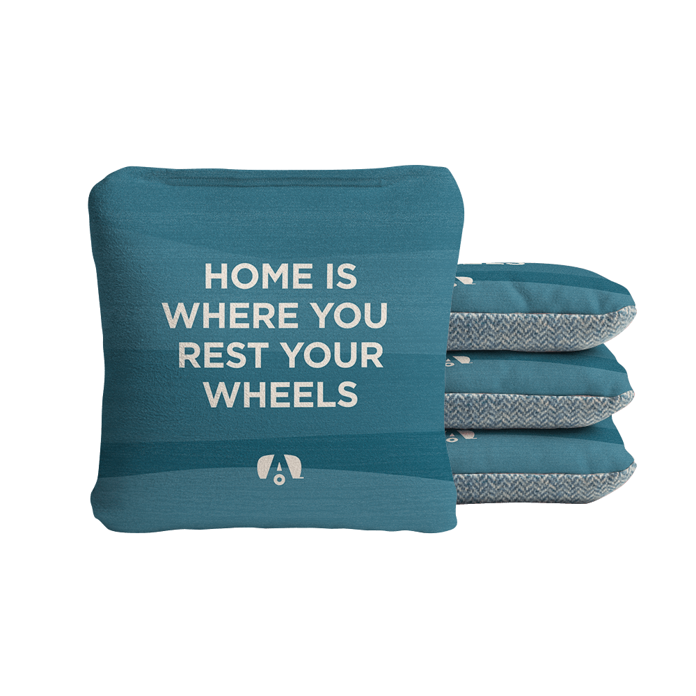 Airstream Home Blue Synergy Soft Cornhole Bags, Blue - American Cornhole Association