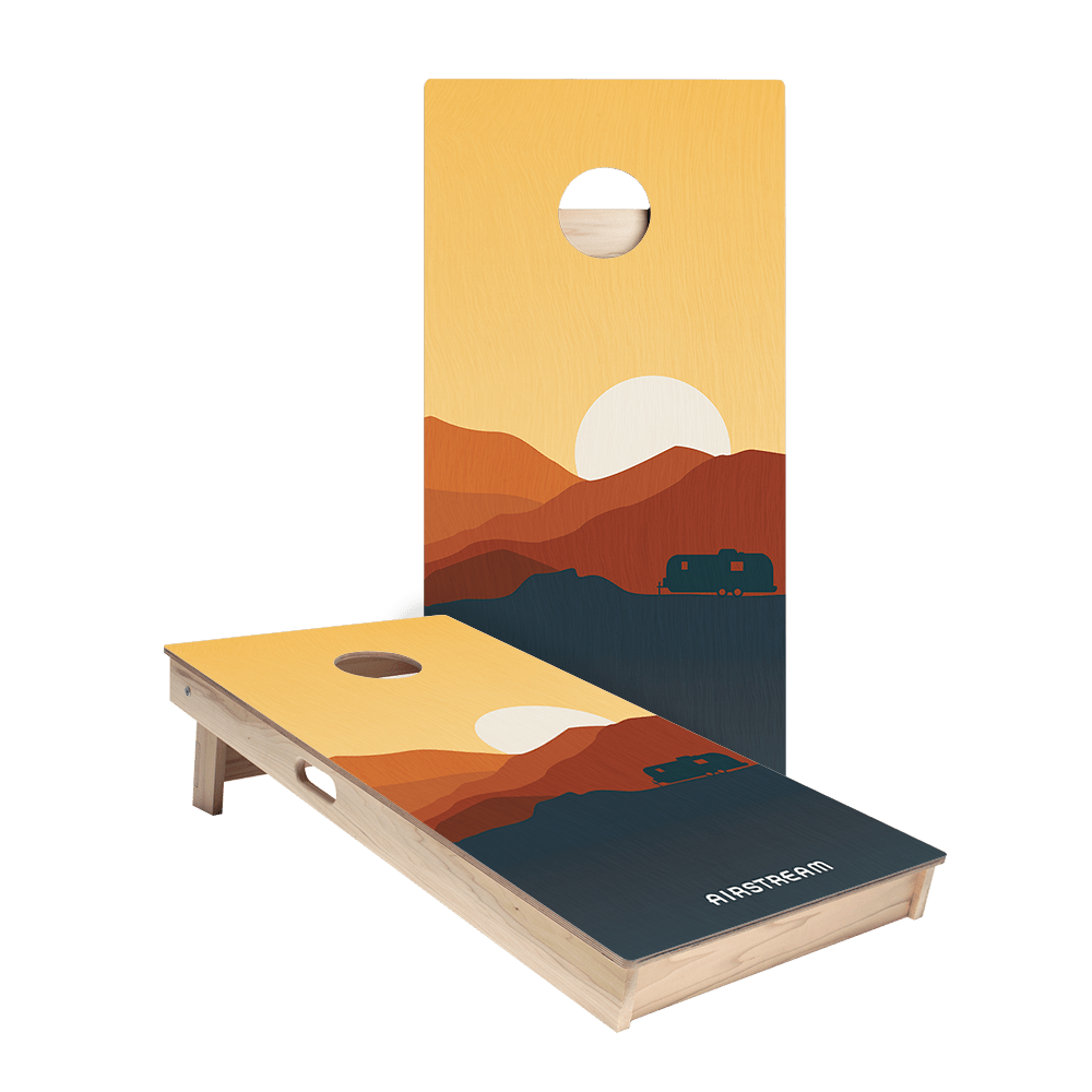 Airstream in the Desert Star Cornhole Boards, - American Cornhole Association