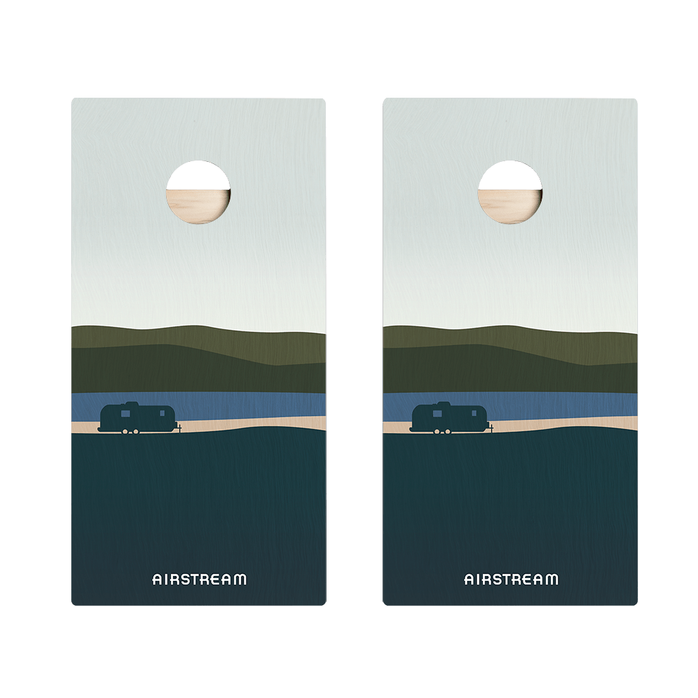 Airstream Lake View Star Cornhole Boards, - American Cornhole Association