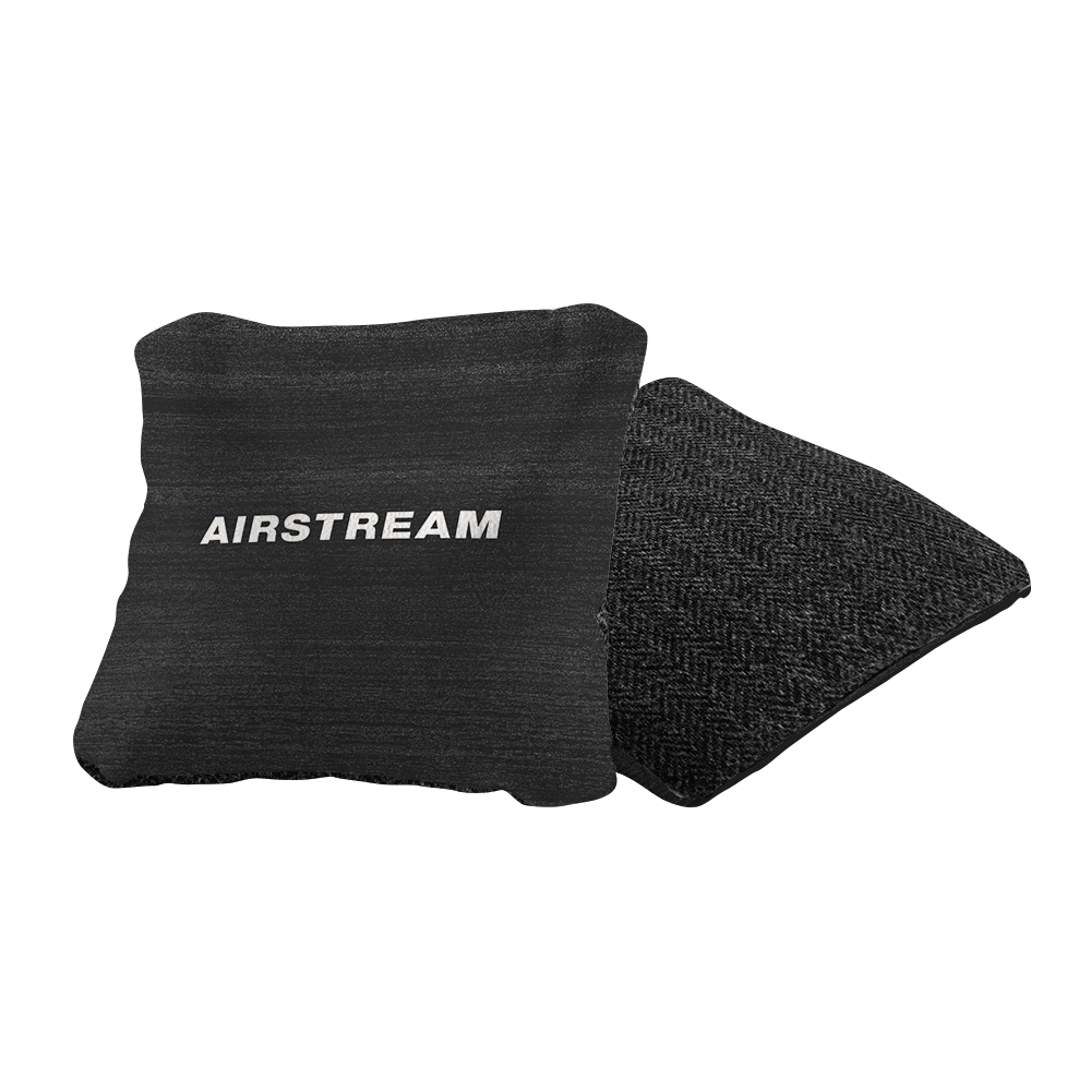 Airstream Logo Black Synergy Soft Cornhole Bags, Black - American Cornhole Association