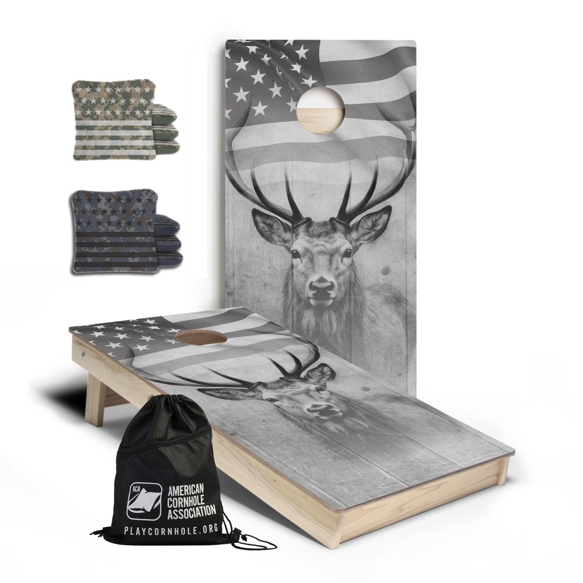American Stag Signature Cornhole Set with Pro Bags -  | American Cornhole Association