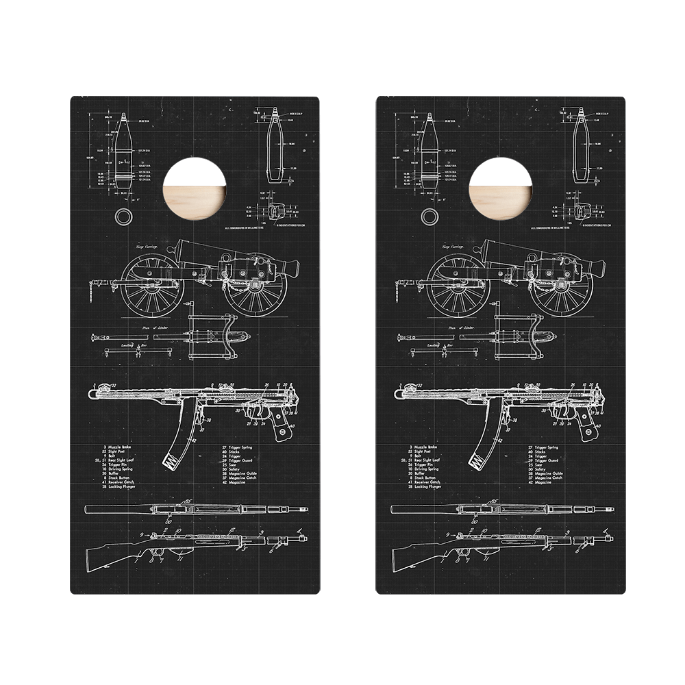 Arms Drawings Star Cornhole Boards, - American Cornhole Association