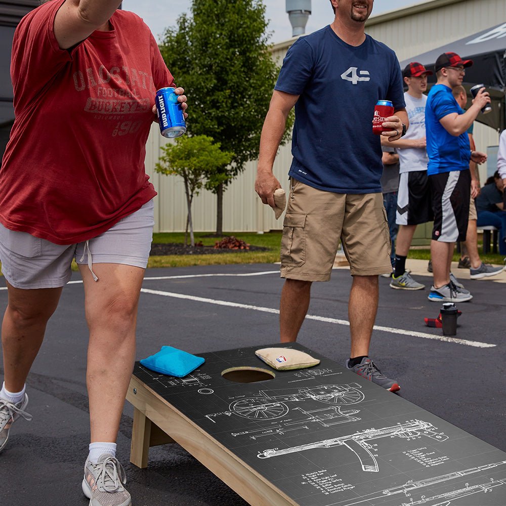 Arms Drawings Star Cornhole Boards, - American Cornhole Association