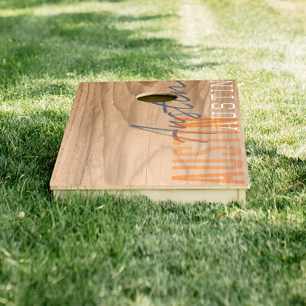 Austin Campus Gameday Star Cornhole Boards - ACA - 000201 | American Cornhole Association