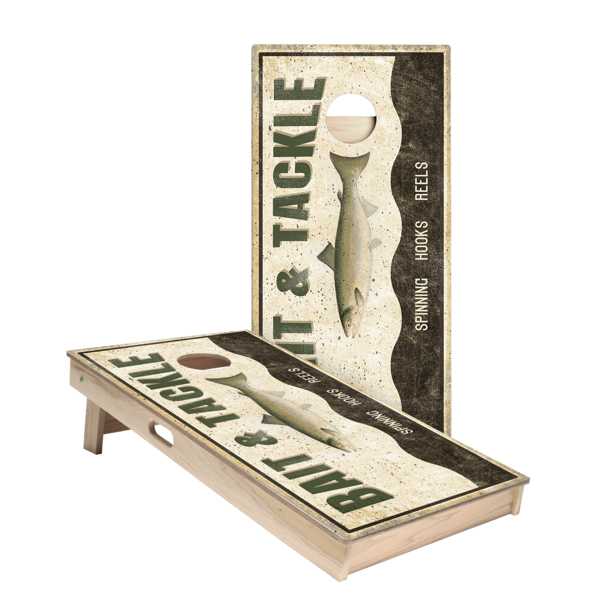 Bait And Tackle Star Cornhole Boards, - American Cornhole Association