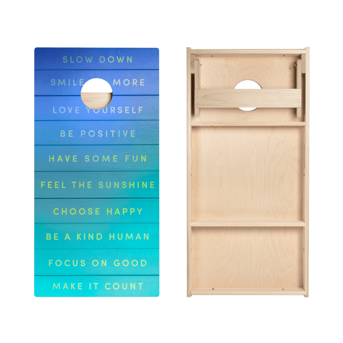 Be Your Best Star Cornhole Boards - ACA - 000275 | American Cornhole Association