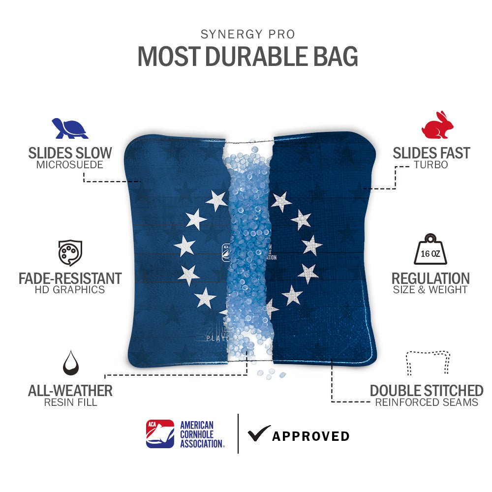 Betsy Ross Sig Pro 2x4 Regulation Cornhole Bundle -  | American Cornhole Association