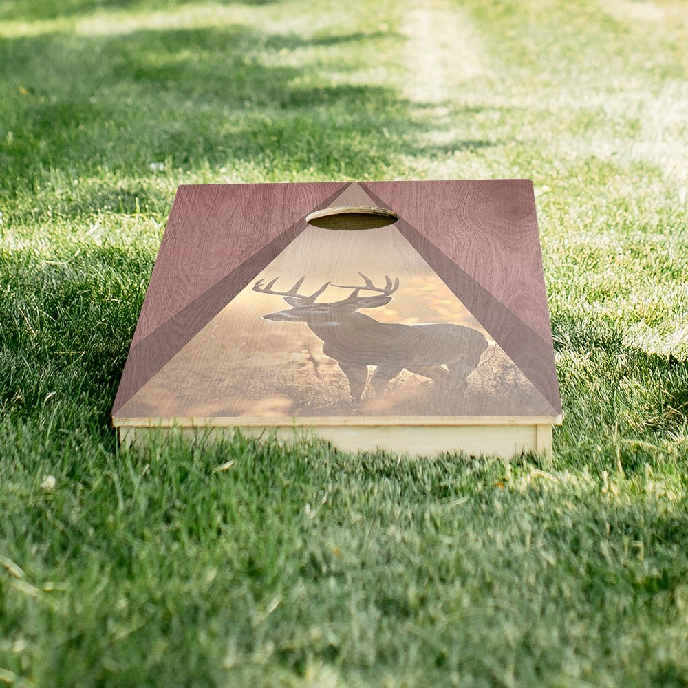 Big Buck Triangle Star Cornhole Boards - ACA - 000533 | American Cornhole Association