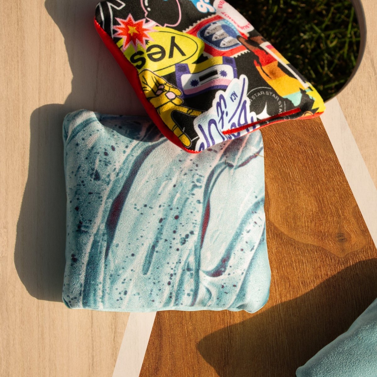 Blue Gel Lock Shot Cornhole Bags - SX2-004 | American Cornhole Association