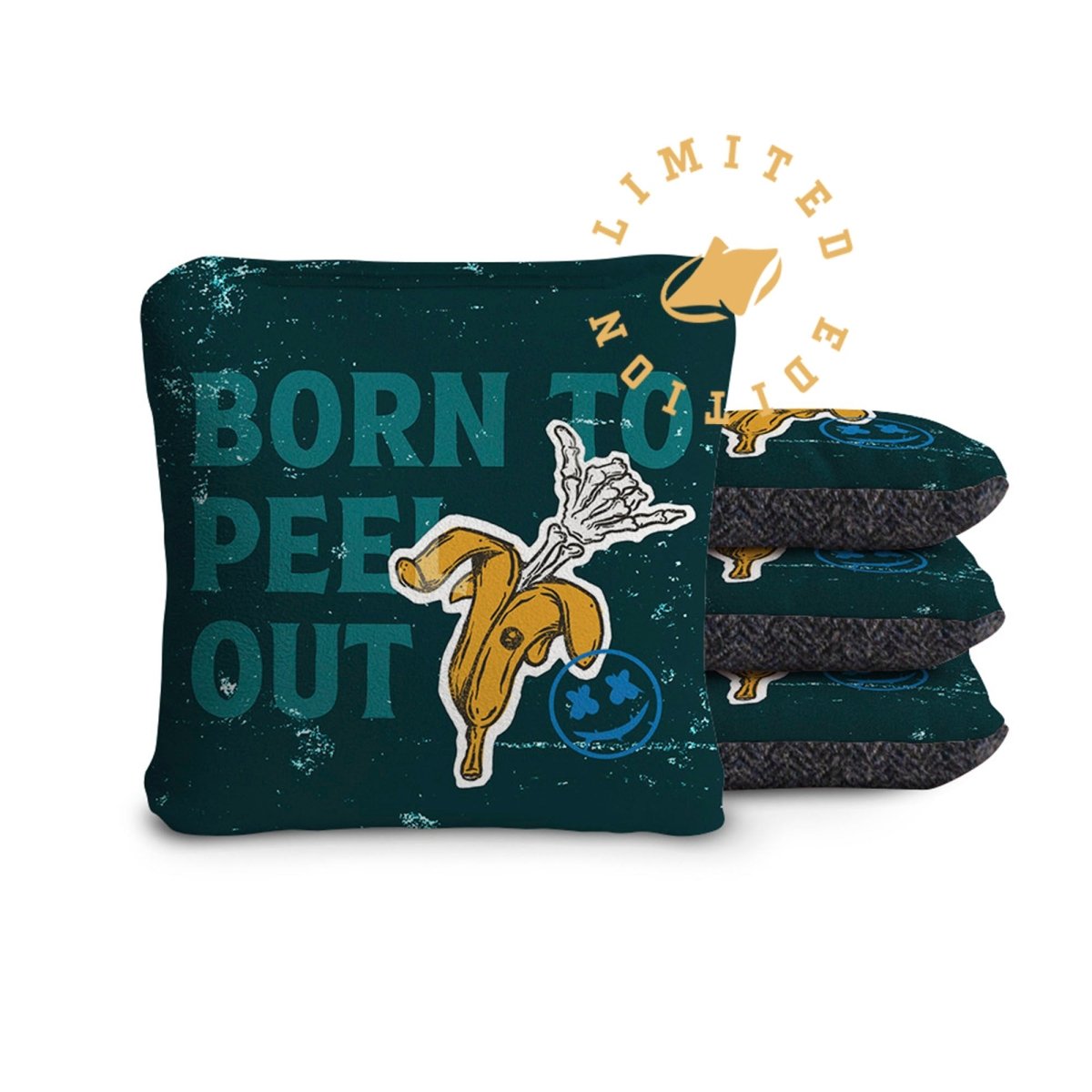 Born To Peel Out Limited Edition Synergy Soft Cornhole Bags | 02.26 DROP - 107041-128 | American Cornhole Association