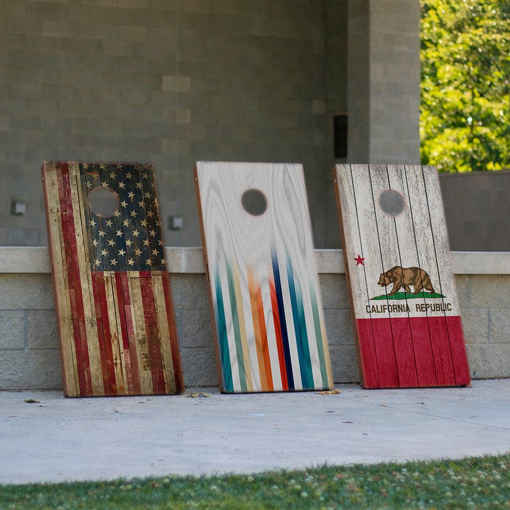 California Bear Flag Sig Pro Cornhole Boards - 105794-14 | American Cornhole Association