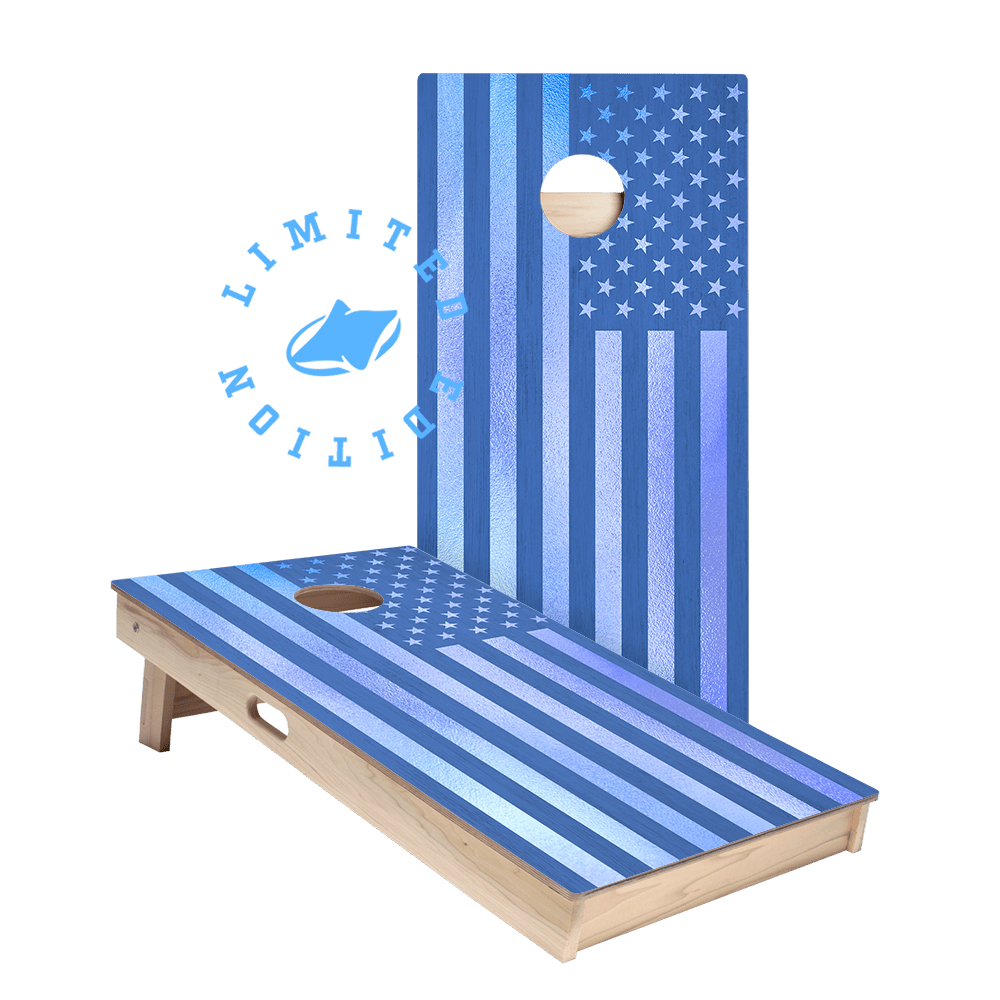 Chill Nation USA Flag Limited Edition Star Cornhole Boards | 01.25 Drop, - American Cornhole Association